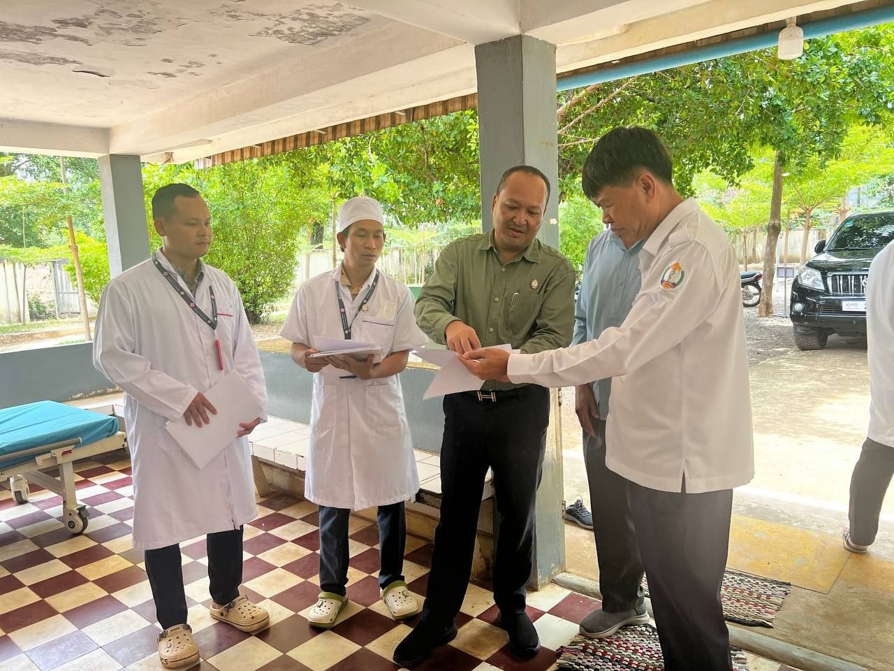 ការចុះពិនិត្យវឌ្ឍនភាព និងគាំទ្រការជំរុញបង្កើនសមត្ថភាពបម្រើសេវានៅមណ្ឌលសុខភាព ប៉ុស្តិ៍សុខភាព និងមណ្ឌលសុវត្ថិភាព ក្នុងខេត្តព្រះវិហារ និងខេត្តឧត្តរមានជ័យ