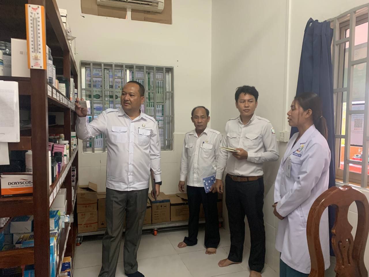 ការចុះត្រួតពិនិត្យវឌ្ឍនភាព និងគាំទ្រការជំរុញបង្កើនសមត្ថភាពបម្រើសេវានៅមណ្ឌលសុខភាព និងប៉ុស្តិ៍សុខភាព ក្នុងខេត្តព្រះវិហារ