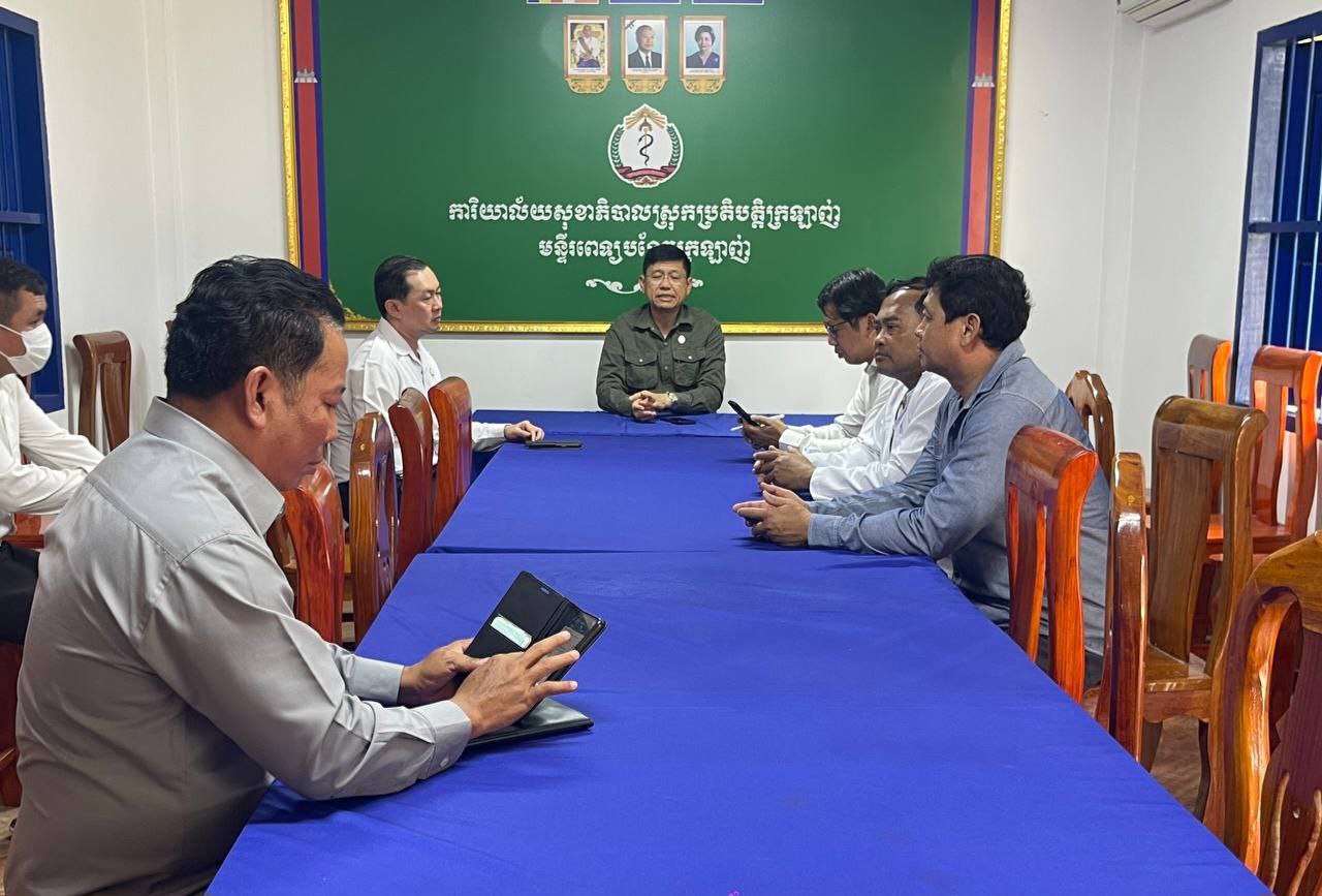 ការចុះពិនិត្យការបម្រើសេវាសុខាភិបាល នៅតាមមន្ទីរពេទ្យបង្អែកខេត្ត ស្រុក និងជំរុំភៀសសឹក ក្នុងខេត្តសៀមរាប