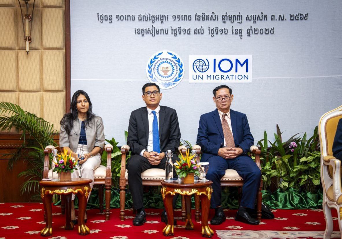 សិក្ខាសាលា ស្តីពីការពង្រឹងសេវាសមាហរណកម្ម និងសម្របសម្រួល ការគាំទ្រពលករទេសន្តរប្រវេសន៍ ដែលត្រឡប់មកកម្ពុជា