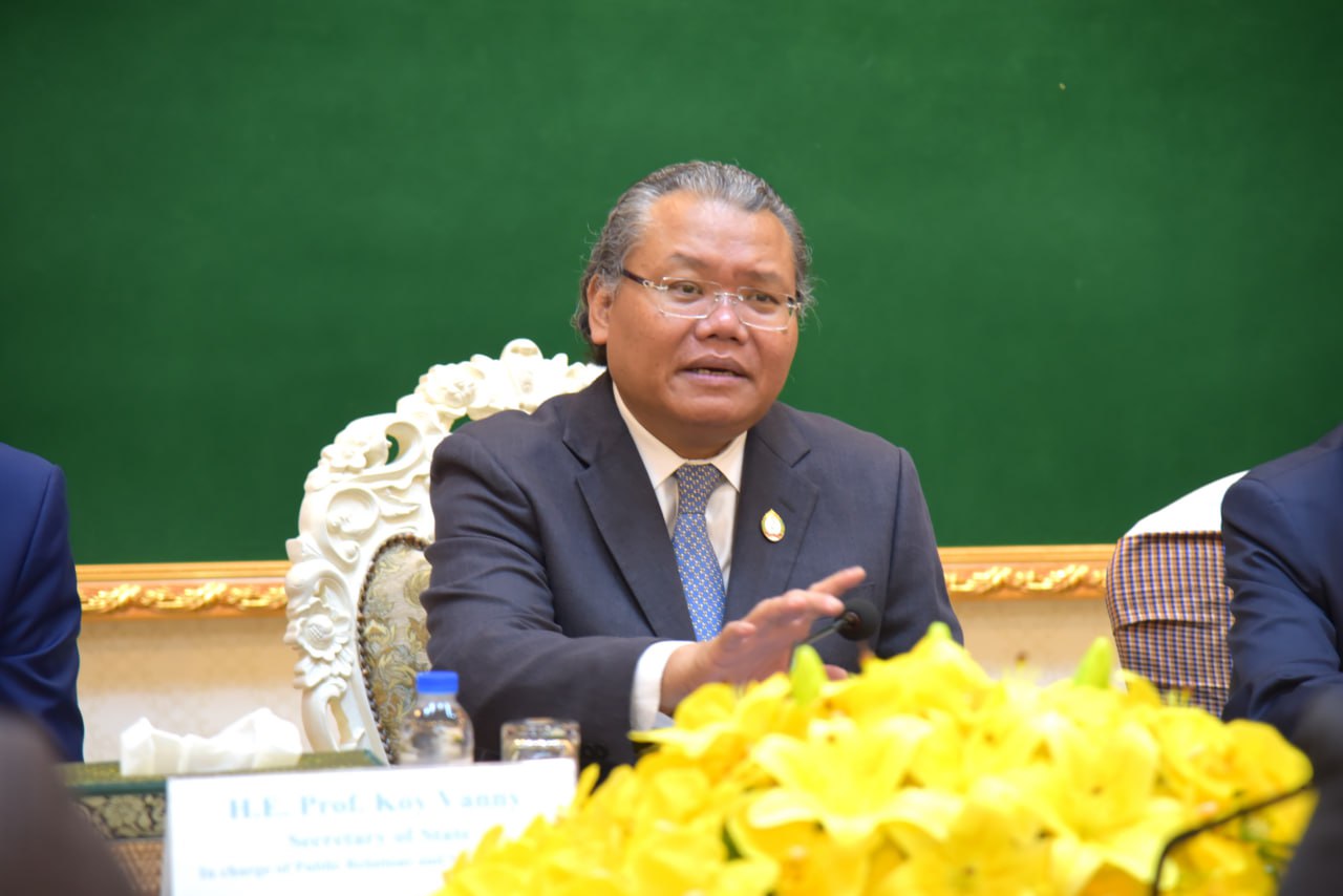 ជំនួបពិភាក្សាការងារជាមួយប្រតិភូមន្ទីរពេទ្យ Cedars-Sinai នៃសហរដ្ឋអាមេរិក