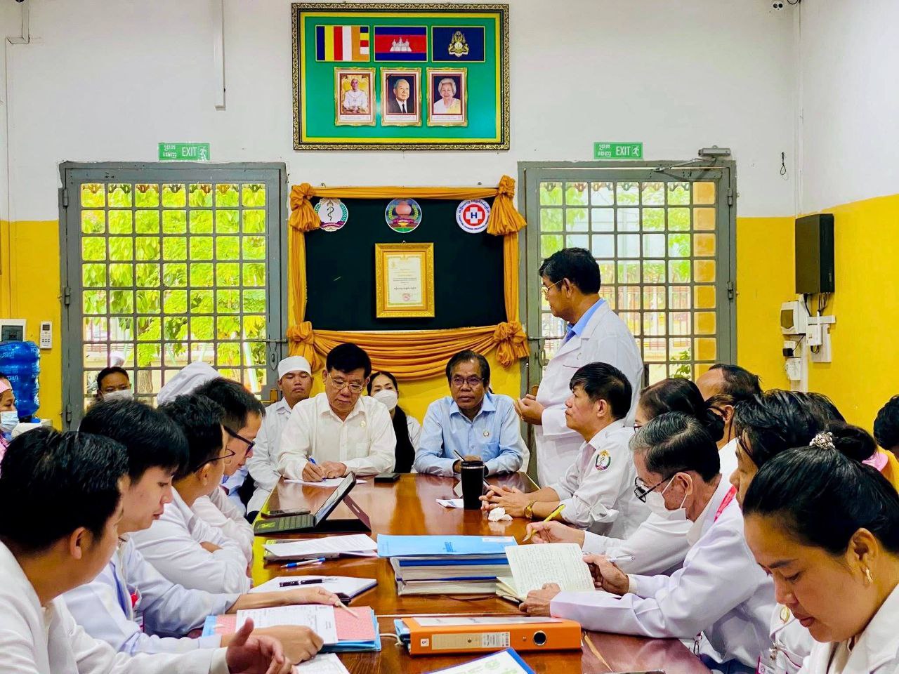 សកម្មភាពចុះពិនិត្យ ការចុះអភិបាលគាំទ្រការបម្រើសេវាសុខាភិបាល និងពង្រឹងគុណភាពមន្ទីរពេទ្យបង្អែកខេត្ត កំពង់ឆ្នាំង