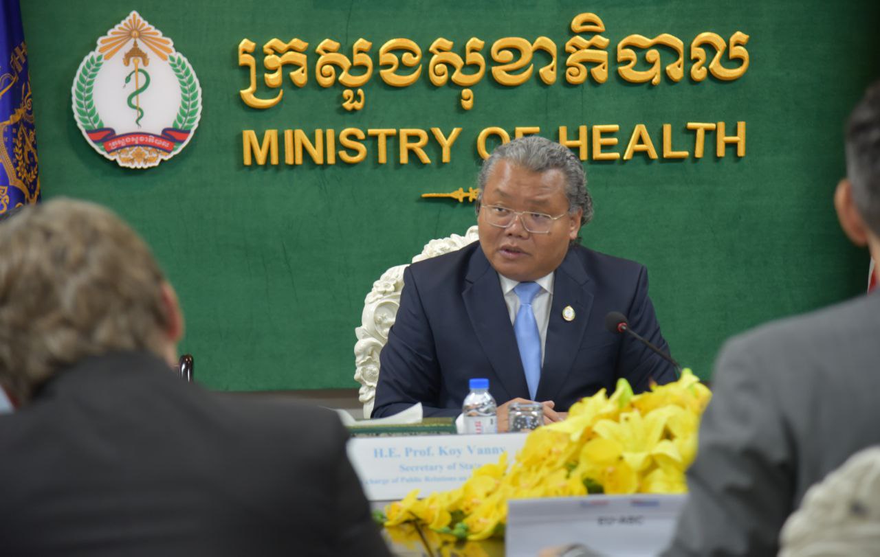 ជំនួបពិភាក្សាការងារជាមួយ គណៈប្រតិភូក្រុមប្រឹក្សាធុរកិច្ចអឺរ៉ុប-អាស៊ាន (EU-ASEAN Business Council) និងសភាពាណិជ្ជកម្មអឺរ៉ុបប្រចាំកម្ពុជា (EuroCham Cambodia)