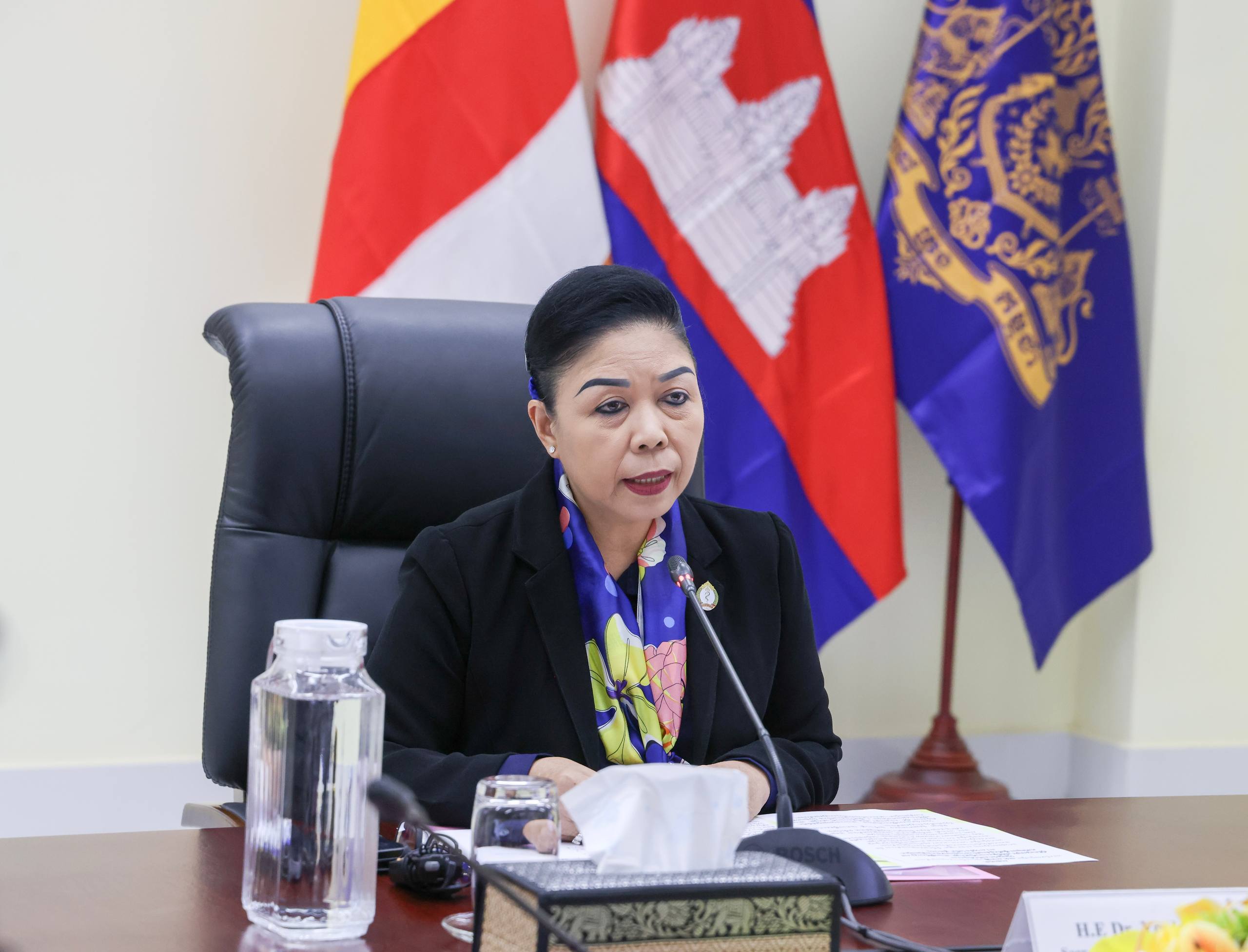 ពិធីបើកសិក្ខាសាលា ស្តីពី "ការស្រាវជ្រាវលើជំងឺផ្តាសាយបក្សីនៅកម្ពុជា ដោយប្រើវិធីសាស្ត្រសុខភាពតែមួយ៖ ផ្តើមពីកត្តាគំរាមកំហែង ប្រែក្លាយទៅជាការត្រៀមលក្ខណៈ" ។