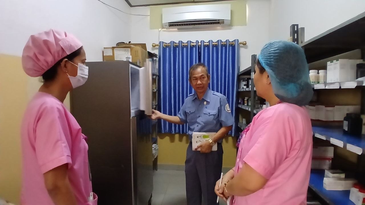 កាចុះរពិនិត្យស្ថានភាព នៅមណ្ឌលសុខភាព ចំនួន១៥  ក្នុងខេត្តកណ្ដាល